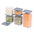 Food Storage Containers Set of 5 - Grey
