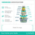 Livivo 7PC Square Food Containers
