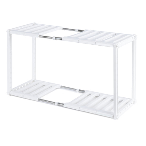 Under Sink Storage Shelf - White