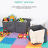 Foldable Storage Cubes Set of 6 - Grey