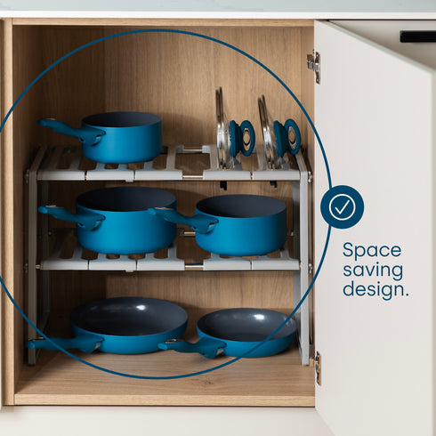 Under Sink Storage Shelf - Grey