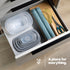 5 Airtight Meal Prep Container Set - Rectangular