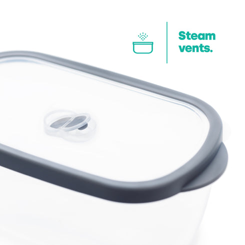 5 Airtight Meal Prep Container Set - Rectangular