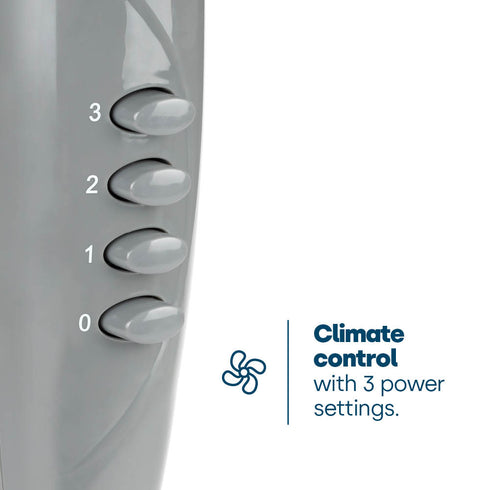 16" Pedestal Fan - Grey