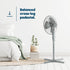 16" Pedestal Fan - Grey