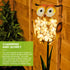 Owl Shaped Solar Power Garden Light