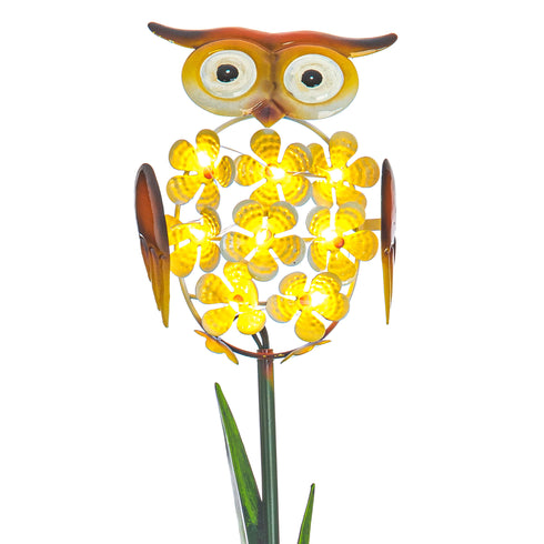 Owl Shaped Solar Power Garden Light