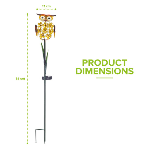 Owl Shaped Solar Power Garden Light