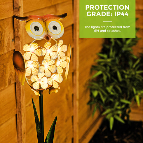 Owl Shaped Solar Power Garden Light