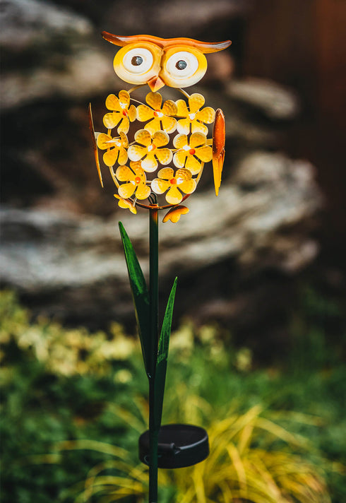 Owl Shaped Solar Power Garden Light