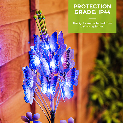 Butterfly Shaped Solar Power Garden Light