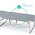 Folding Sun Lounger - Grey