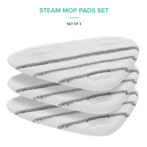 Steam Mop Replacement Pads Set of 3