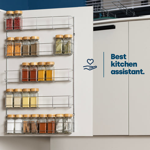Cupboard Door Spice Rack - 5-Tier