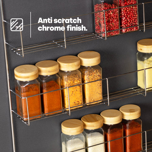 Cupboard Door Spice Rack - 5-Tier