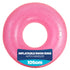 Splash! Inflatable Swim Ring 105cm Holographic Diamond Print Float with Handles - Neon Pink