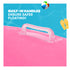 Splash! Inflatable Swim Ring 105cm Holographic Diamond Print Float with Handles - Neon Pink
