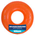 Splash! Inflatable Swim Ring 105cm Holographic Diamond Print Float with Handles - Neon Orange
