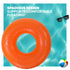 Splash! Inflatable Swim Ring 105cm Holographic Diamond Print Float with Handles - Neon Orange