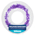Splash! Inflatable Swim Ring 105cm - Transparent Feather-Filled Pool Float - Purple