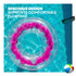 Splash! Inflatable Swim Ring 105cm - Transparent Feather-Filled Pool Float - Pink