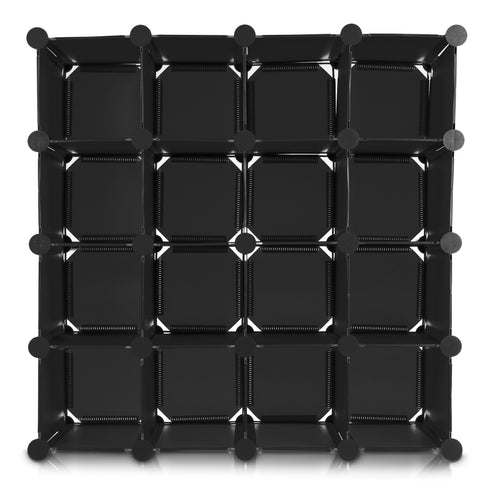 Interlocking Storage Cubes - Black