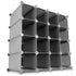 Interlocking Storage Cubes - Grey