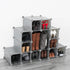 Interlocking Storage Cubes - Grey