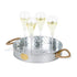 Champagne Serving Tray - Galvanised Steel