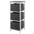 Habi 3 Drawer Storage Unit - Grey
