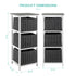 Habi 3 Drawer Storage Unit - Grey