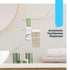 Automatic Toothpaste Dispenser with Holder - White