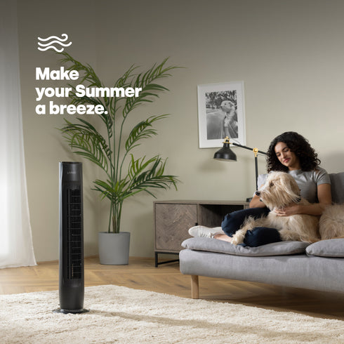 32" Tower Fan - Black