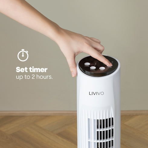 32" Tower Fan - White