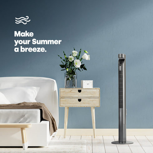 47" Tower Fan - Titanium