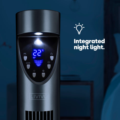 47" Tower Fan - Titanium