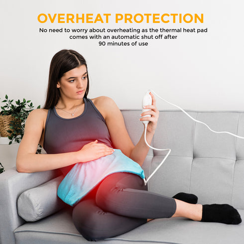 Electric Heated Thermal Pad - Blue