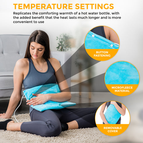 Electric Heated Thermal Pad - Blue