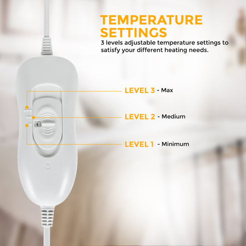 Electric Heated Thermal Pad - Blue