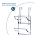 Over Door Towel Holder Rack - Chrome