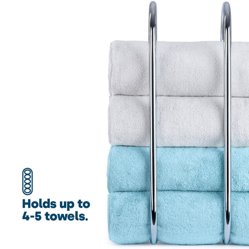 Wall-mounted Towel Holder - Chrome