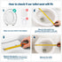 Livivo Soft Close Toilet Seat - Oval White with Quick Release Button for Easy Cleaning