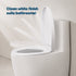 Livivo Soft Close Toilet Seat - Oval White with Quick Release Button for Easy Cleaning