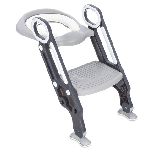 Foldable Padded Toddler Potty - Grey