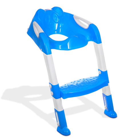 Foldable Padded Toddler Potty - Blue