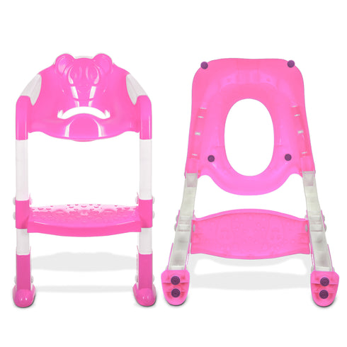 Foldable Padded Toddler Potty - Pink