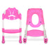 Foldable Padded Toddler Potty - Pink