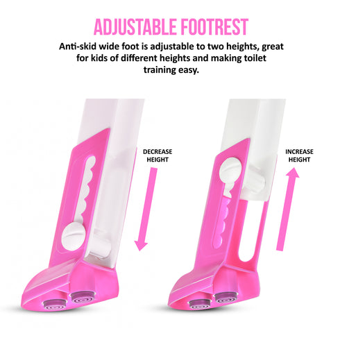 Foldable Padded Toddler Potty - Pink