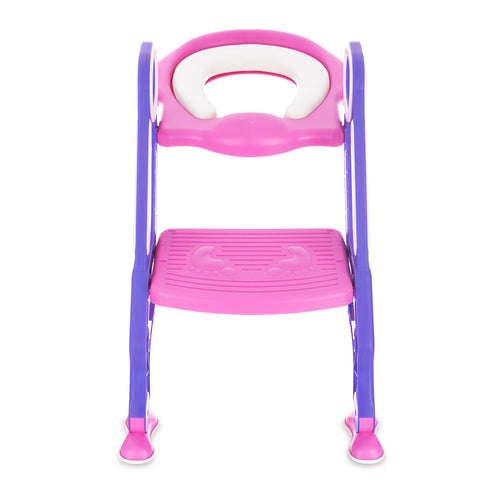 Foldable Padded Toddler Potty - Pink/Purple