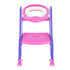 Foldable Padded Toddler Potty - Pink/Purple